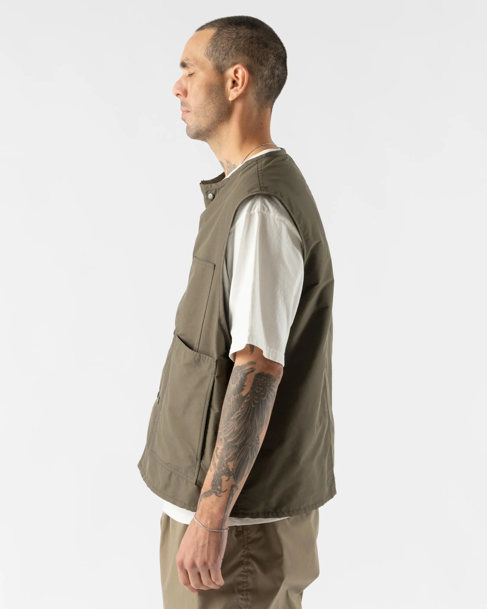 Pilgrim Surf   Supply Finster Utility Vest in Olive