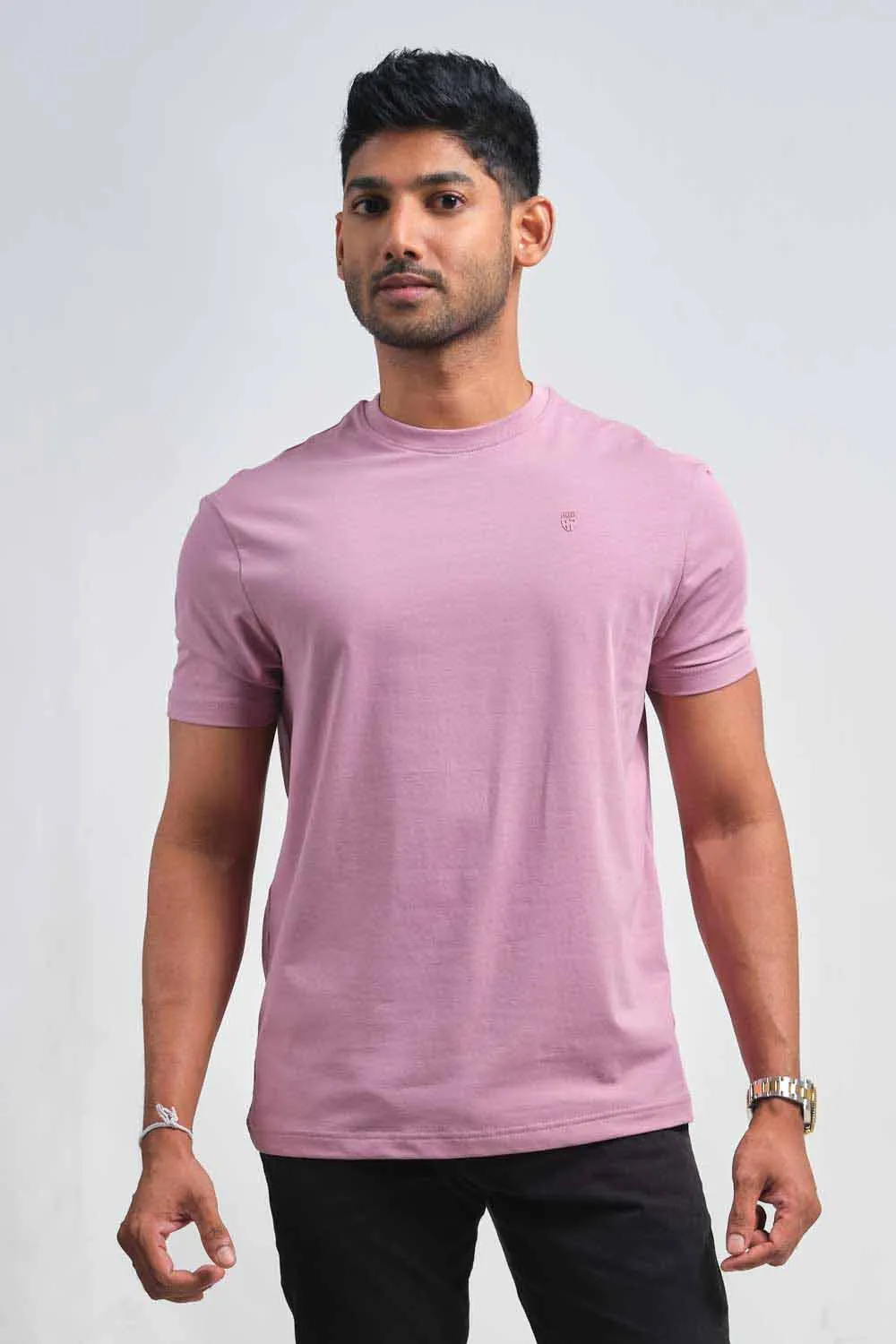 Plain 20 colors crew neck essential t-shirt