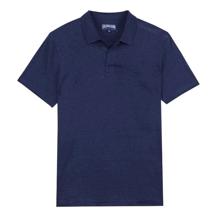 Pyramid Linen Jersey Solid Polo Shirt PYRE9O00