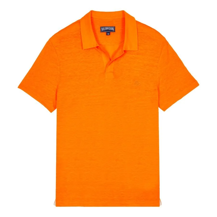 Pyramid Linen Jersey Solid Polo Shirt PYRE9O00