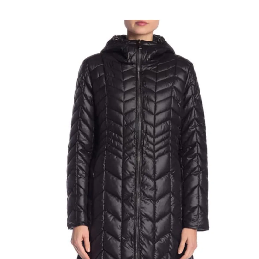 Quilted Coat Black