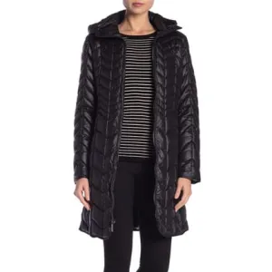 Quilted Coat Black