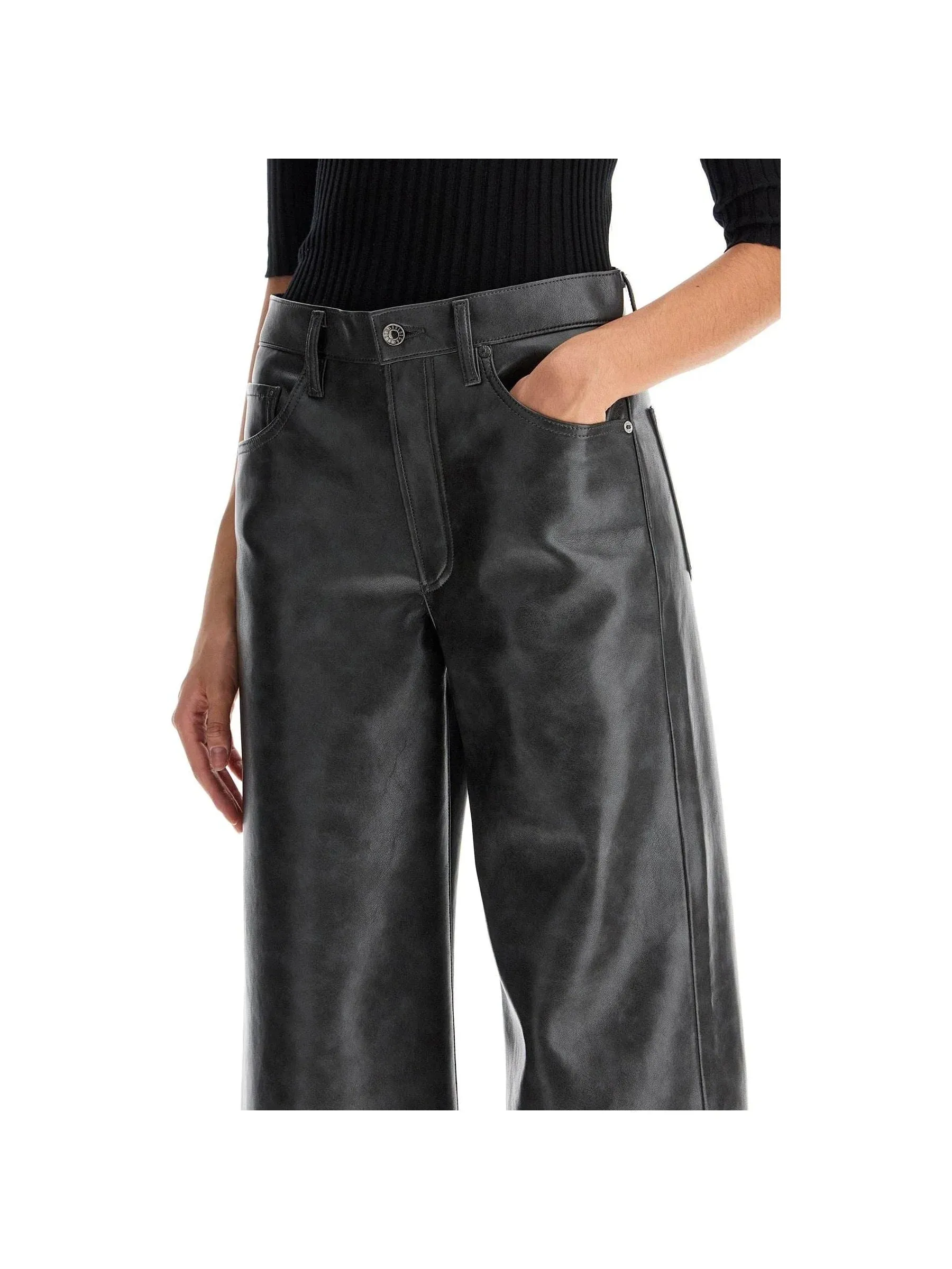 Recycled Leather Trousers