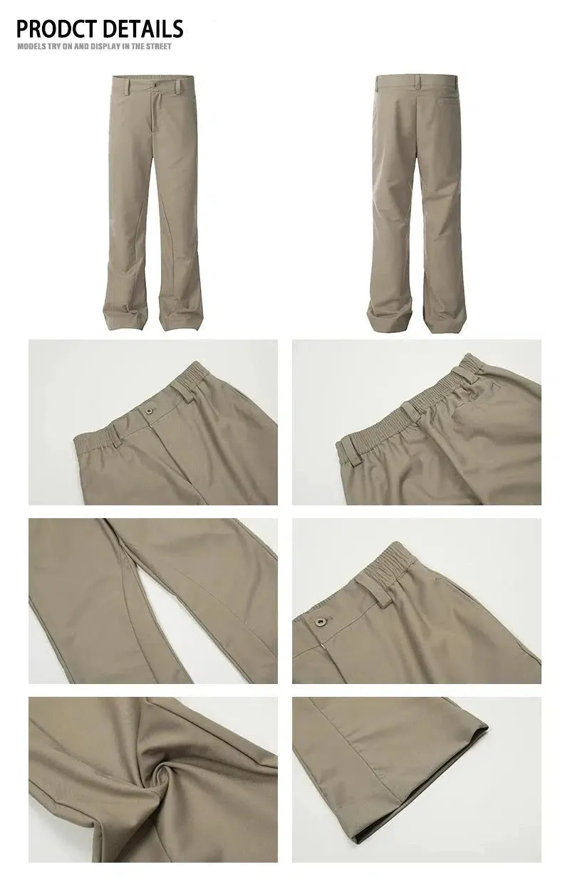 Relaxed Fit Drape Casual Pants