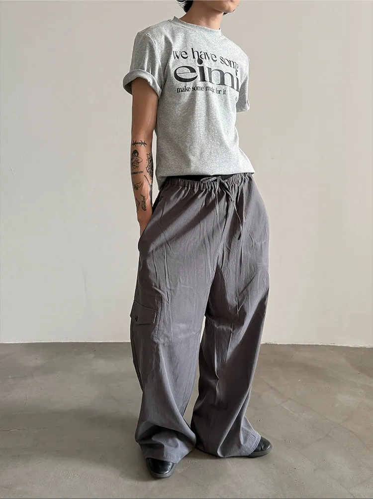 Relaxed-fit Wide-Leg Casual Pants