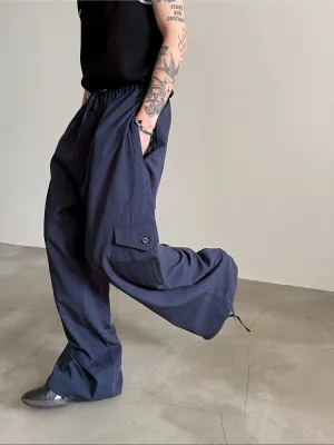 Relaxed-fit Wide-Leg Casual Pants