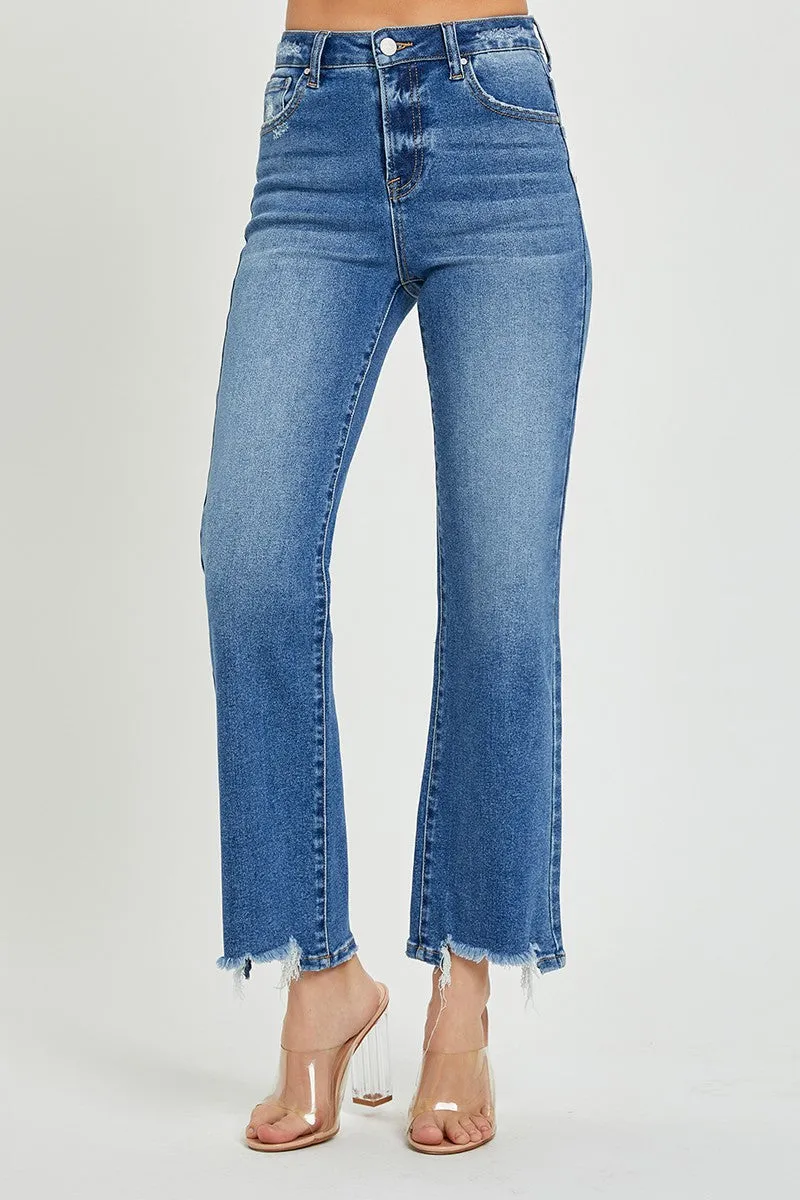 Risen Jeans - High Rise Relaxed Straight Jeans - RDP5459