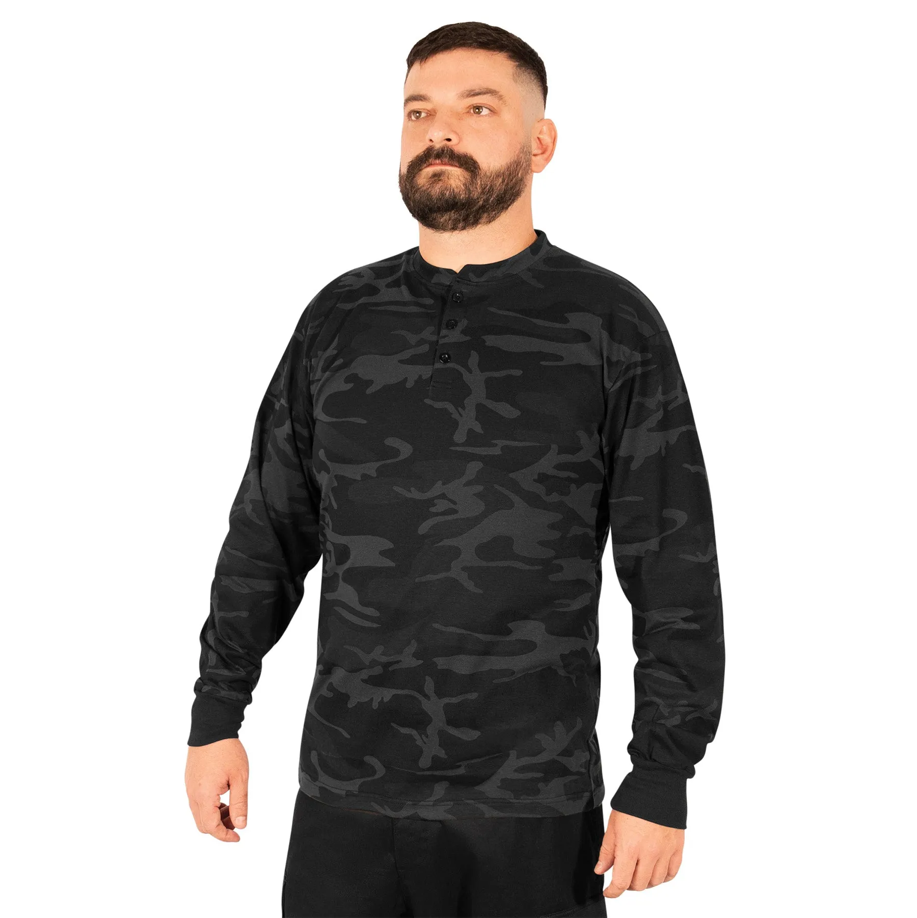 Rothco Long Sleeve Henley T-Shirt