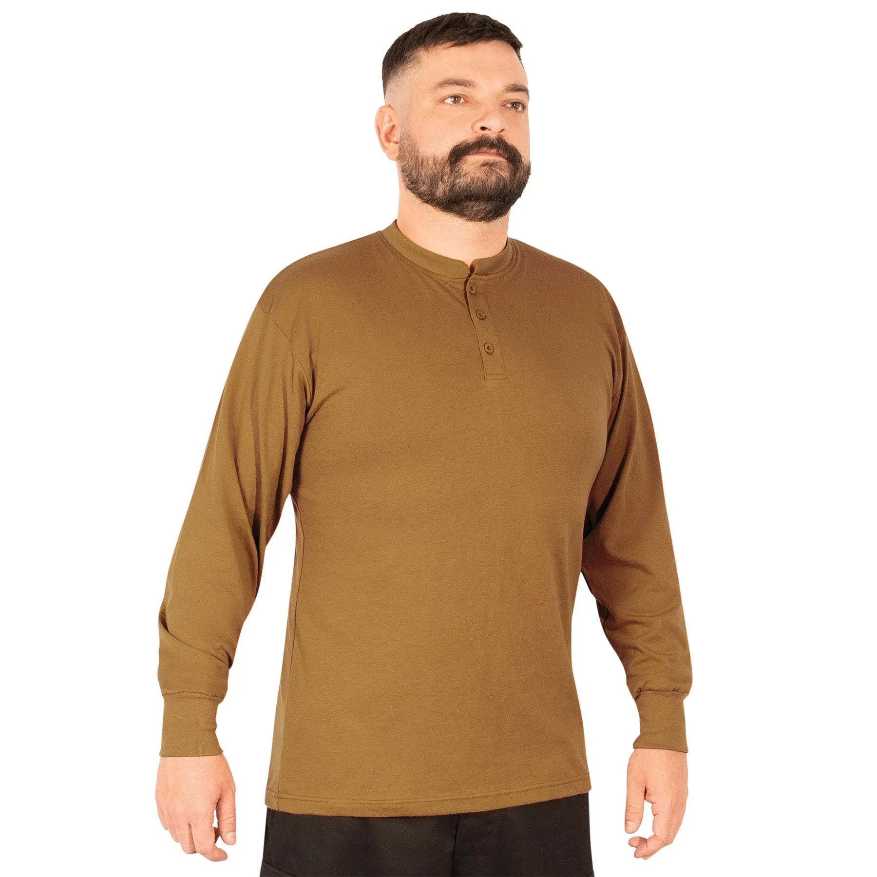 Rothco Long Sleeve Henley T-Shirt