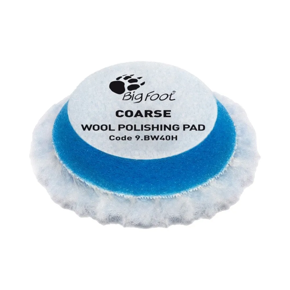 Rupes BigFoot 30 - 45 mm Wool Polishing Pads for Random Orbital, Gear Driven and Triple Action Polishers