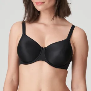 Satin Smooth Classic T-Shirt (Black) Bra B-H