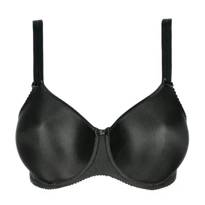 Satin Smooth Classic T-Shirt (Black) Bra B-H