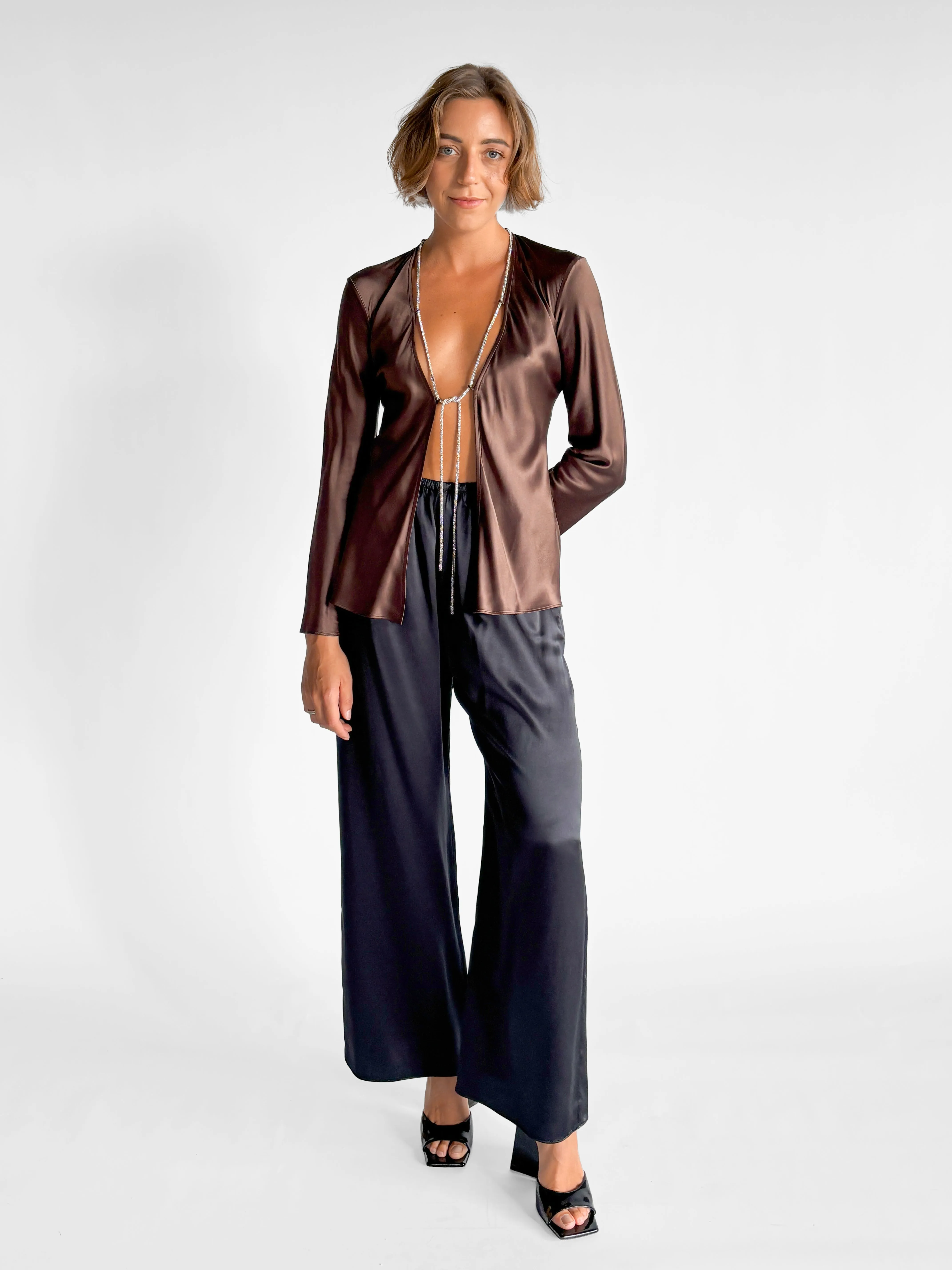 Silk Relaxed Lounge Pant