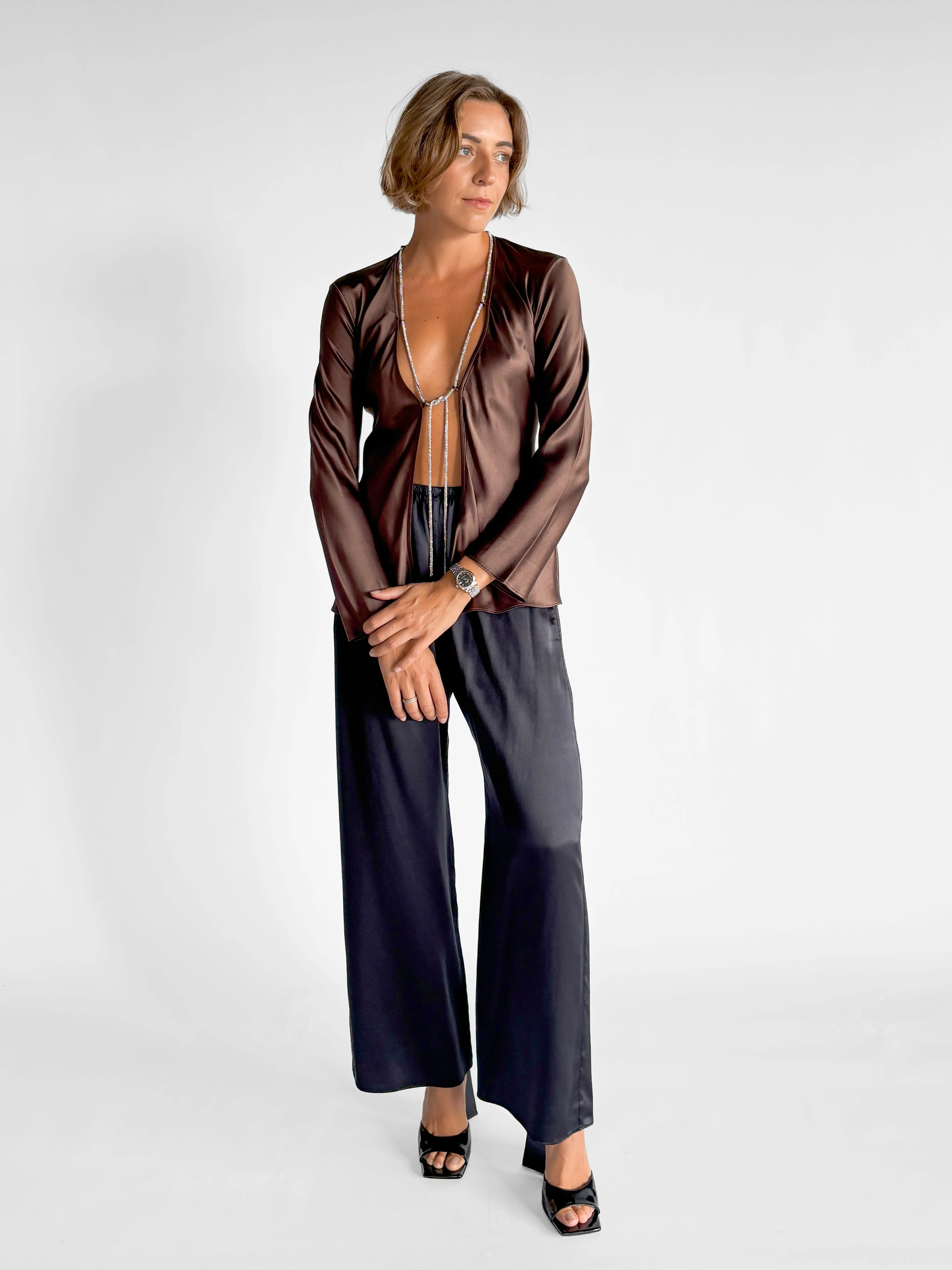 Silk Relaxed Lounge Pant