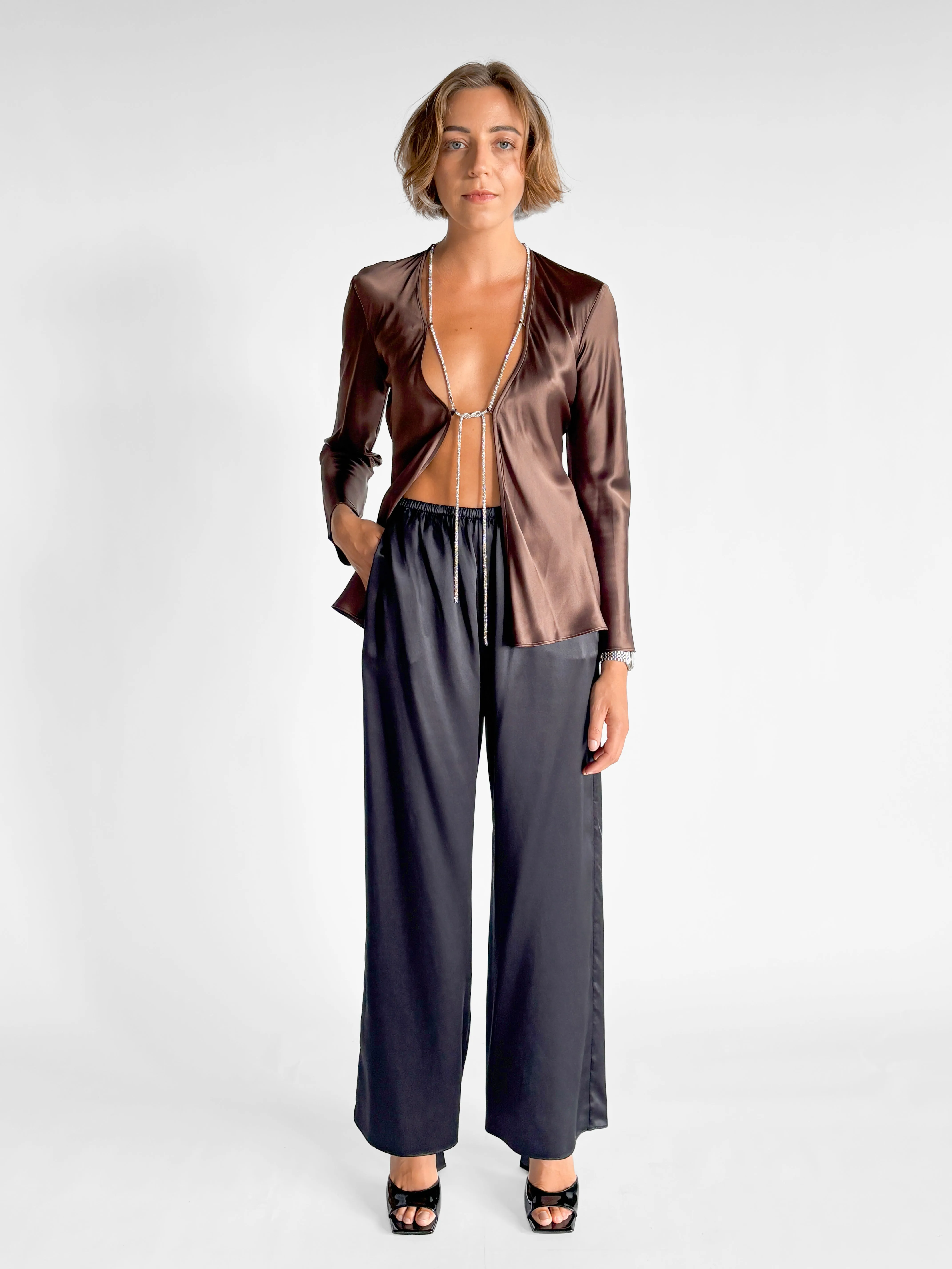 Silk Relaxed Lounge Pant