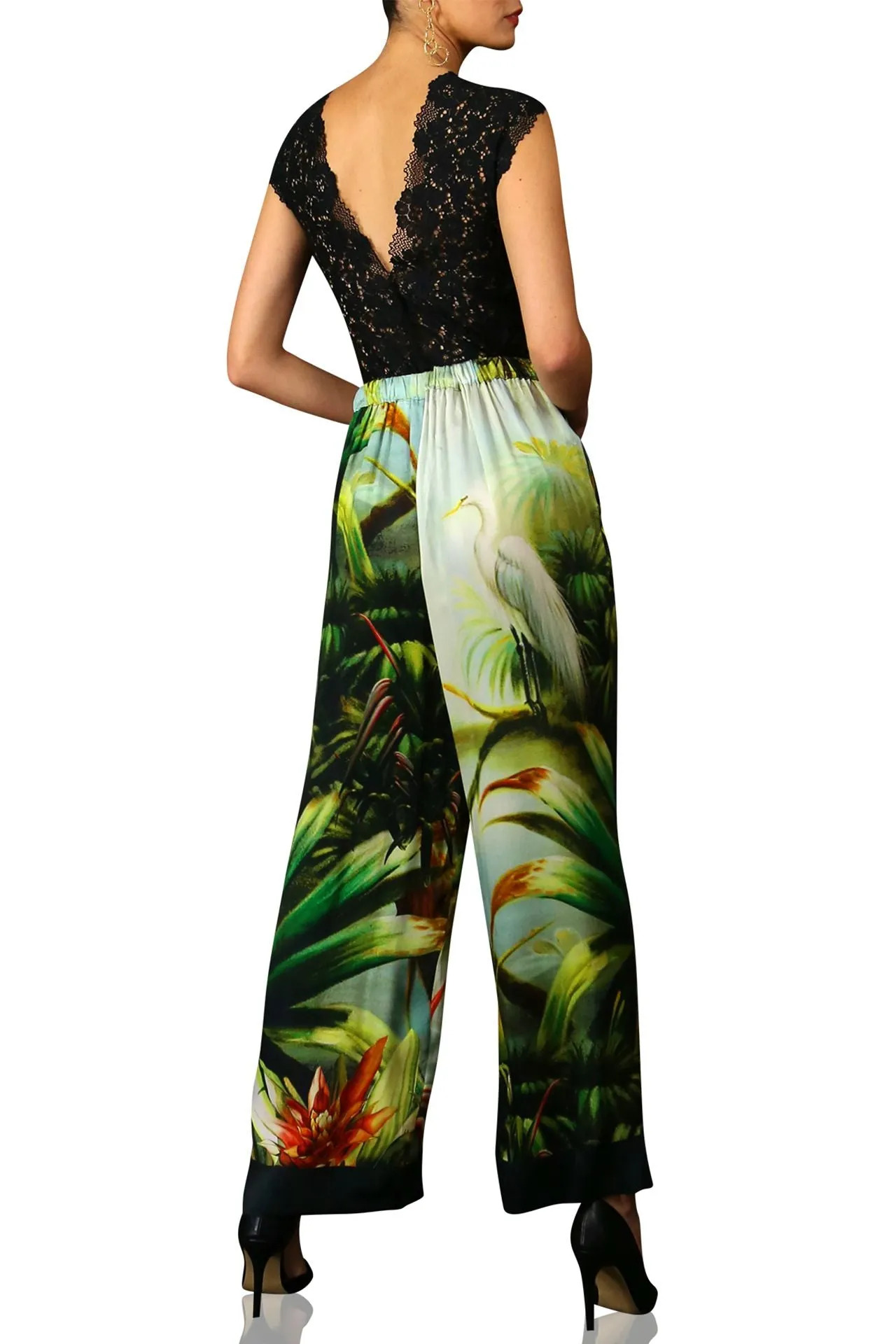 Silk Straight Leg Pants