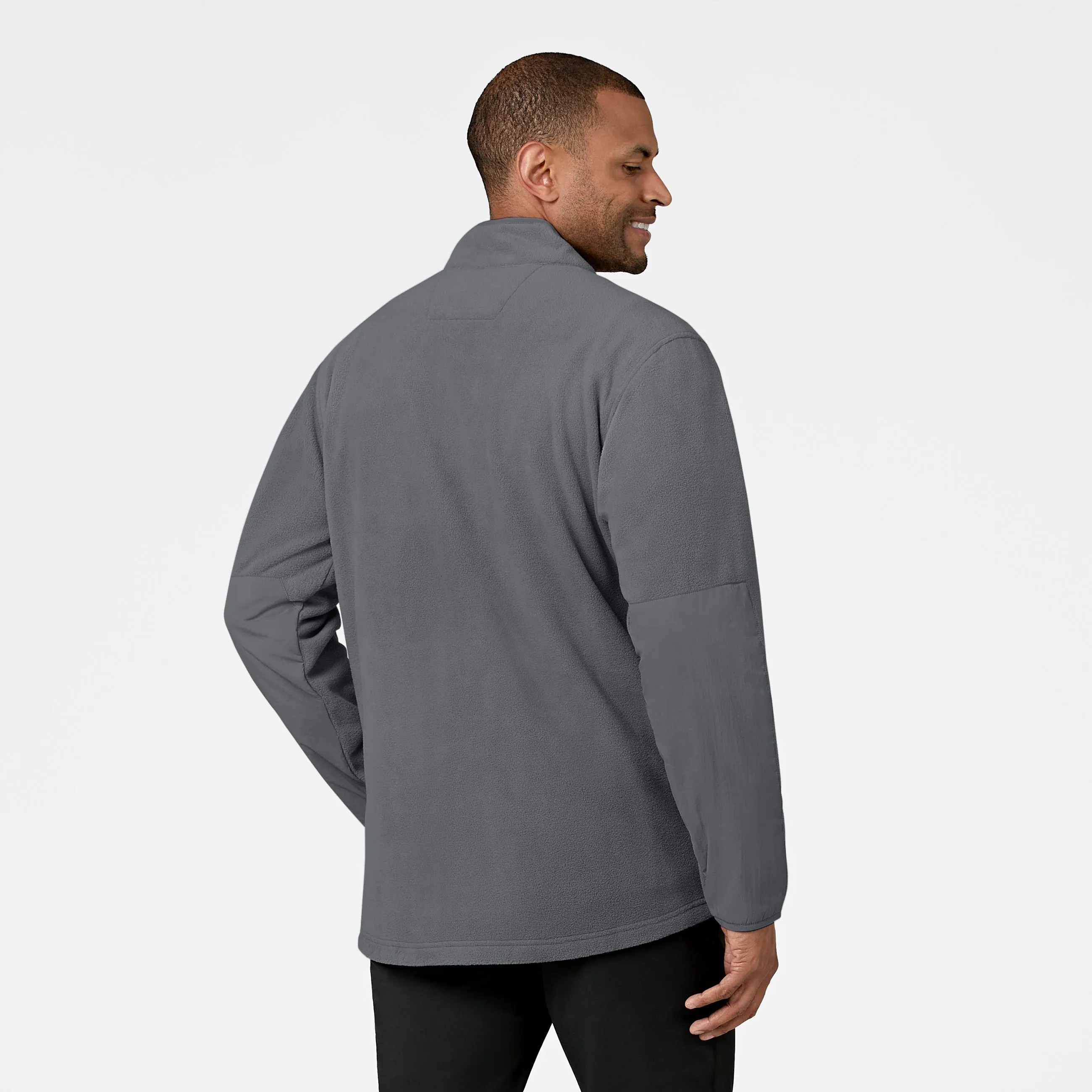 Slate Men's Micro Fleece Zip Jacket - Pewter