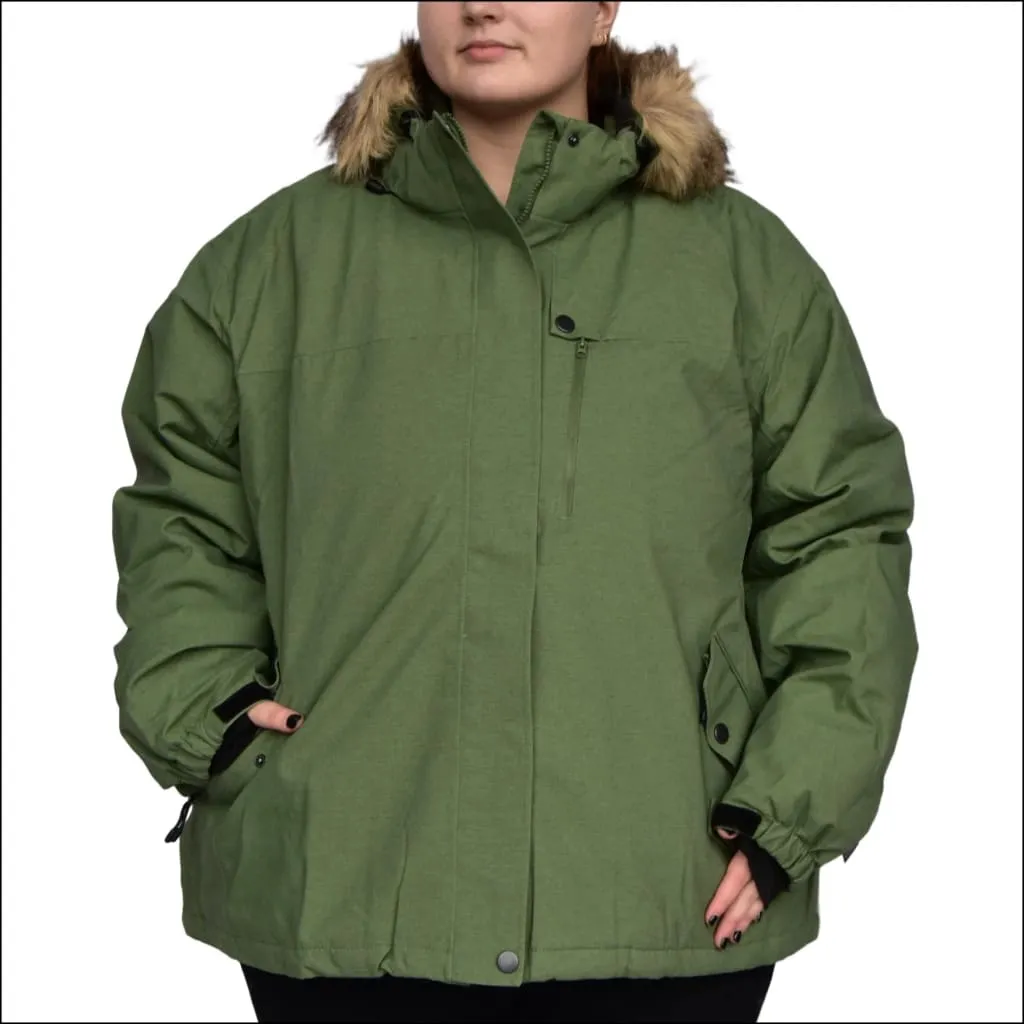 Snow Country Outerwear Women’s Plus Size Fortress Winter Snow Ski Coat Jacket 1X-6X