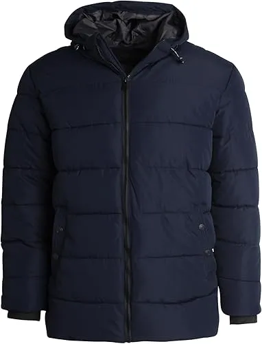 Solid Heavy Puffer Navy