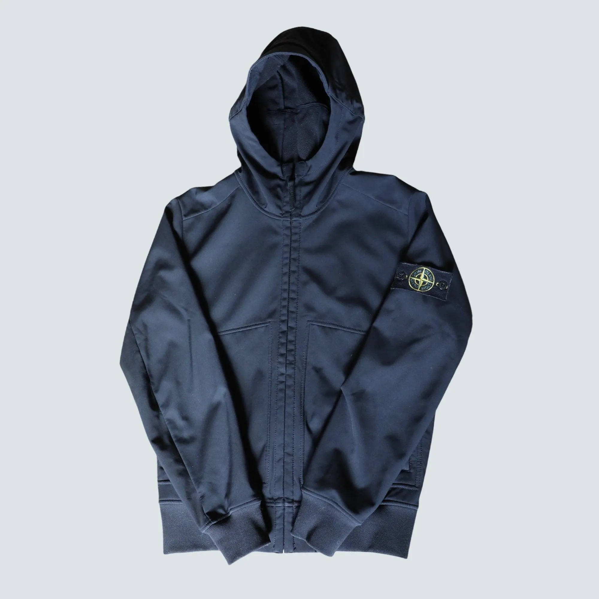 Stone island soft shell R jacket navy/black (S)