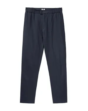 Talabot Relaxed Tailored Pants Navy