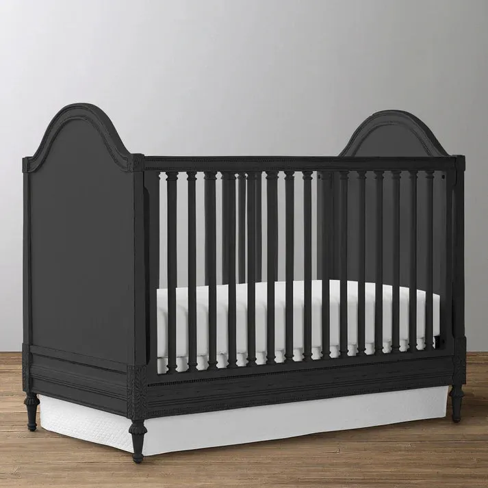 The Baby Atelier 100% Organic 18th Century French Crib Black