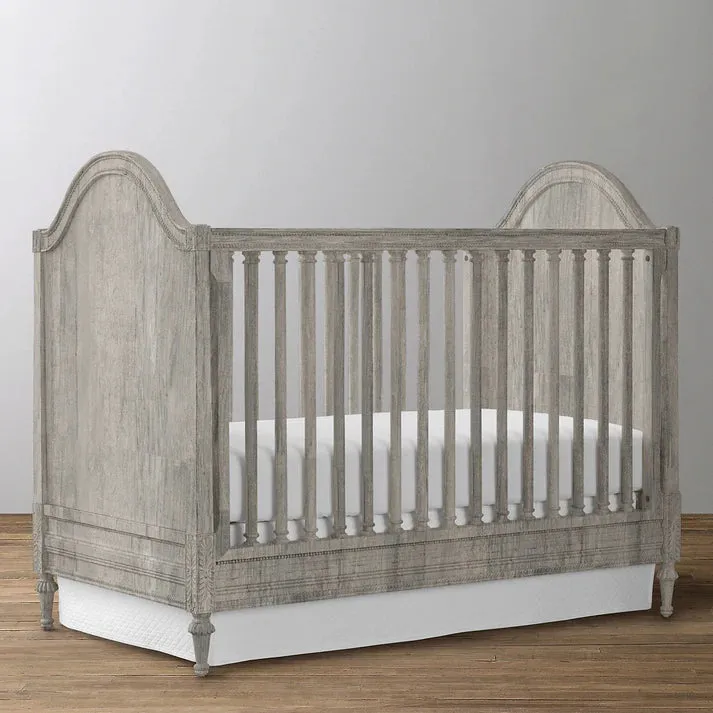 The Baby Atelier 100% Organic 18th Century French Crib Grey