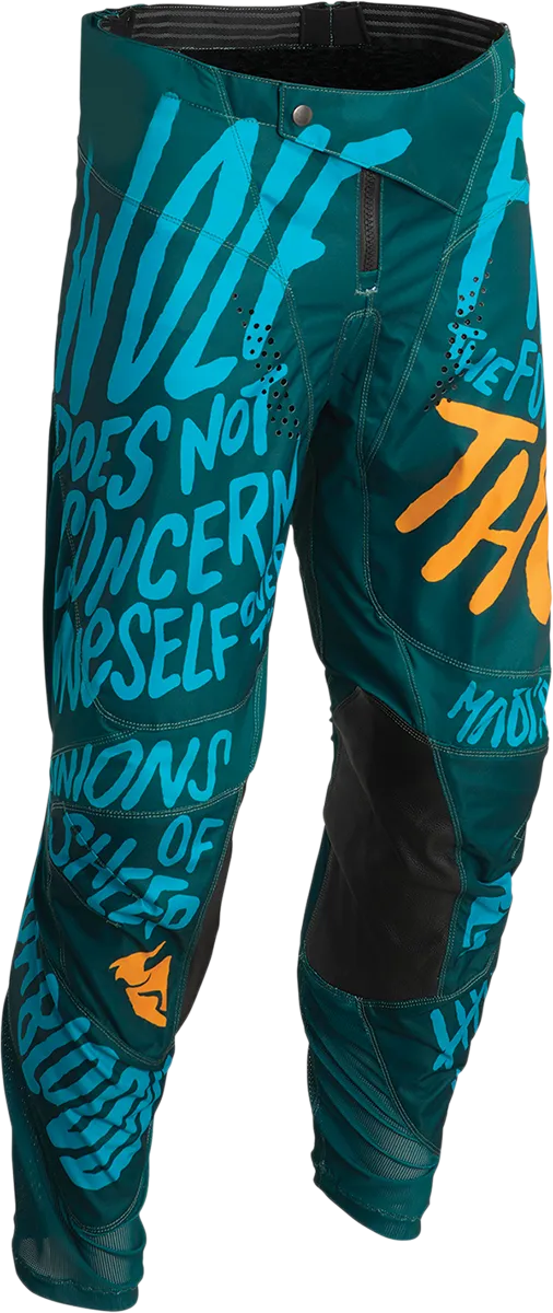 THOR Youth Pulse Counting Sheep Pants - Teal/Tangerine - 18 2903-2079