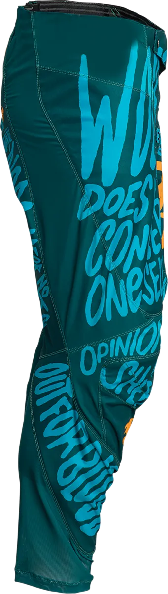 THOR Youth Pulse Counting Sheep Pants - Teal/Tangerine - 18 2903-2079