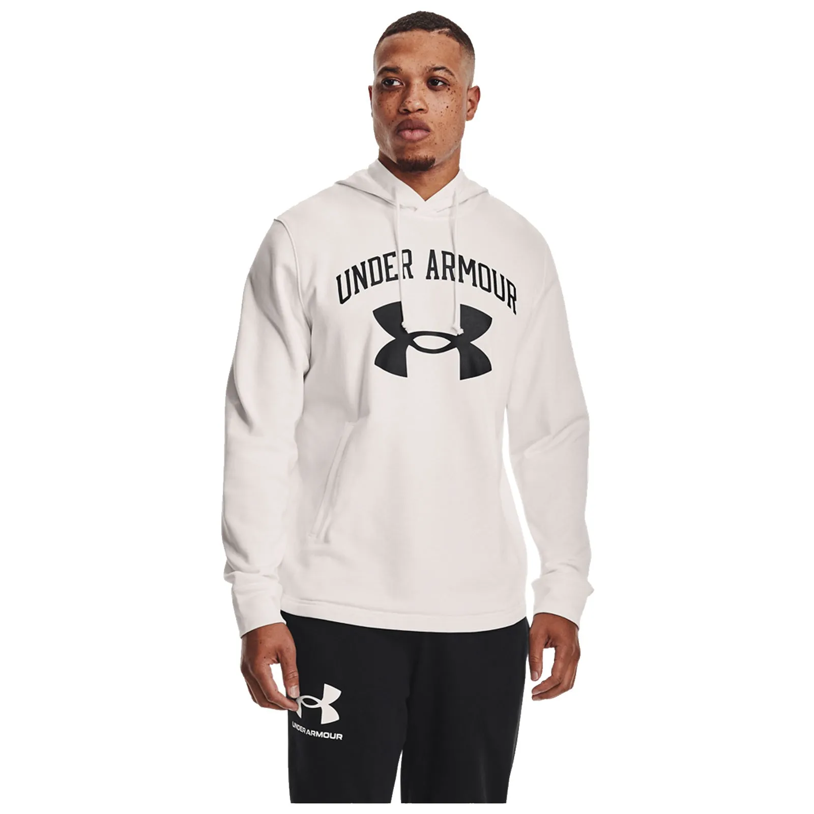 Under Armour Mens Rival Terry Big Logo Hoodie