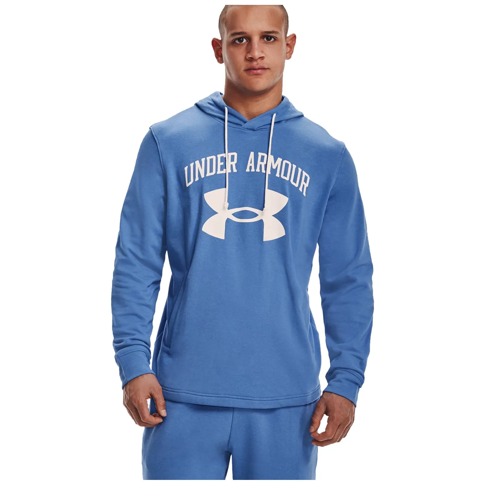 Under Armour Mens Rival Terry Big Logo Hoodie