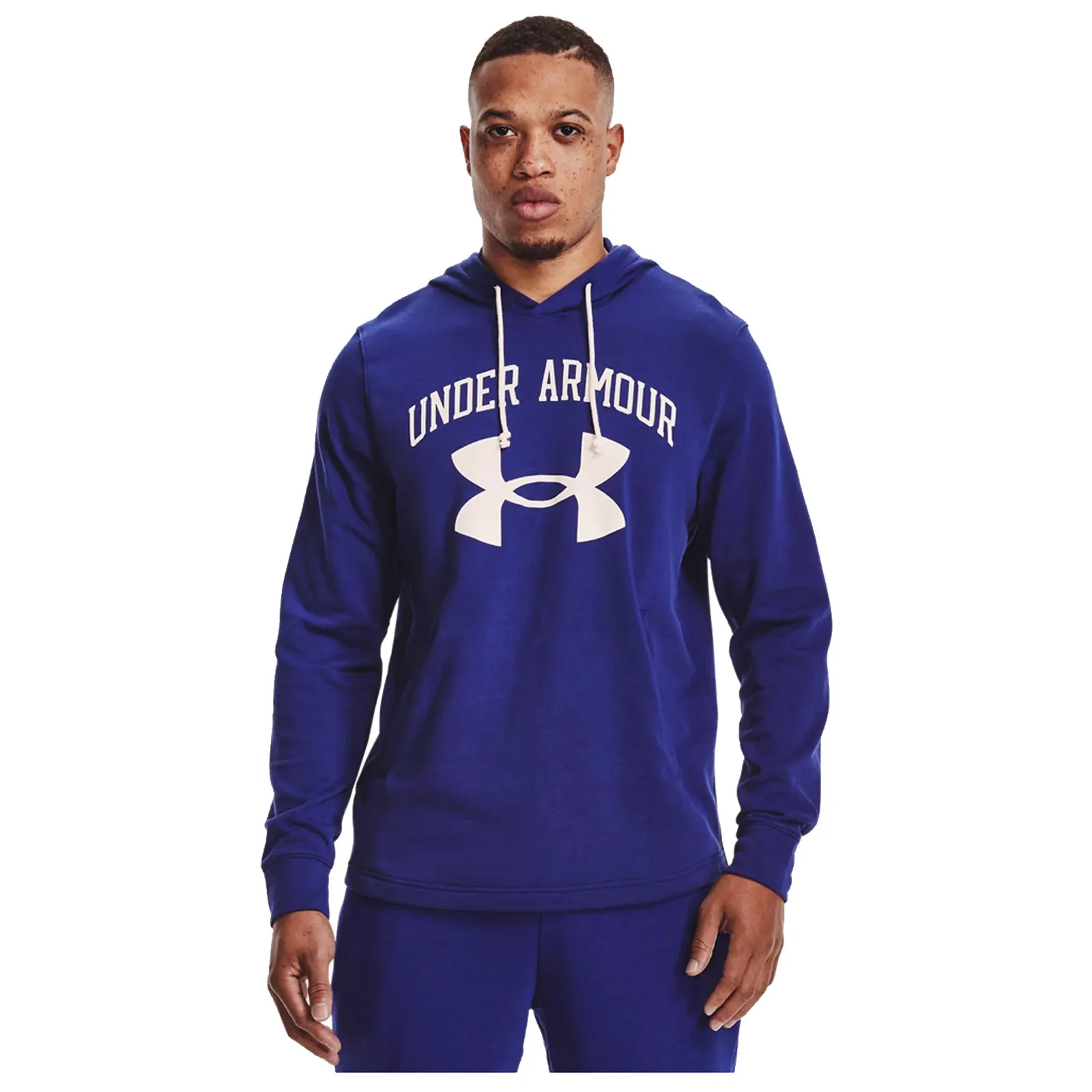 Under Armour Mens Rival Terry Big Logo Hoodie