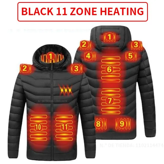 USB Electric Battery Hooded Jackets