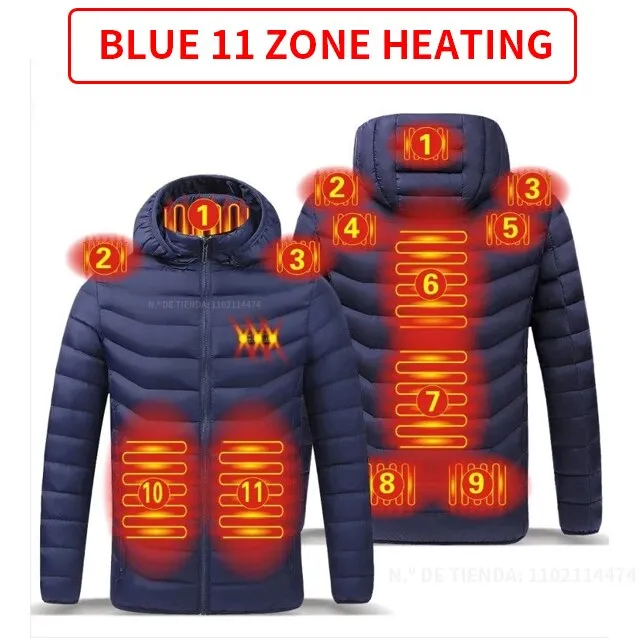 USB Electric Battery Hooded Jackets