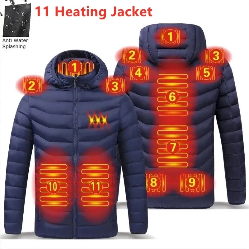 USB Electric Battery Hooded Jackets