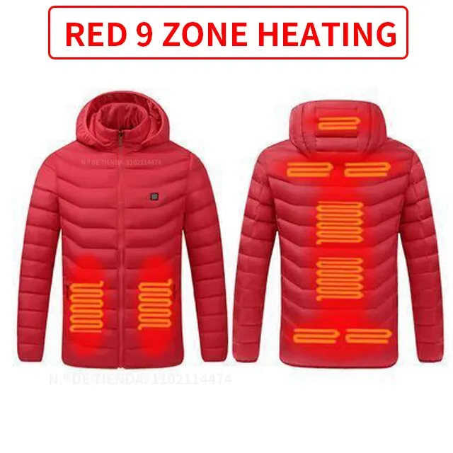 USB Electric Battery Hooded Jackets