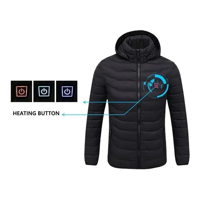 USB Electric Battery Hooded Jackets