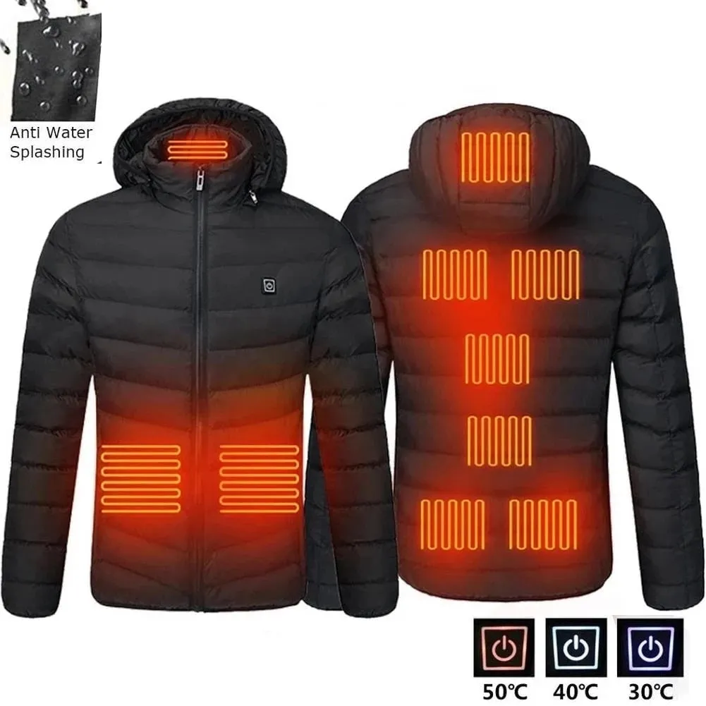 USB Electric Battery Hooded Jackets