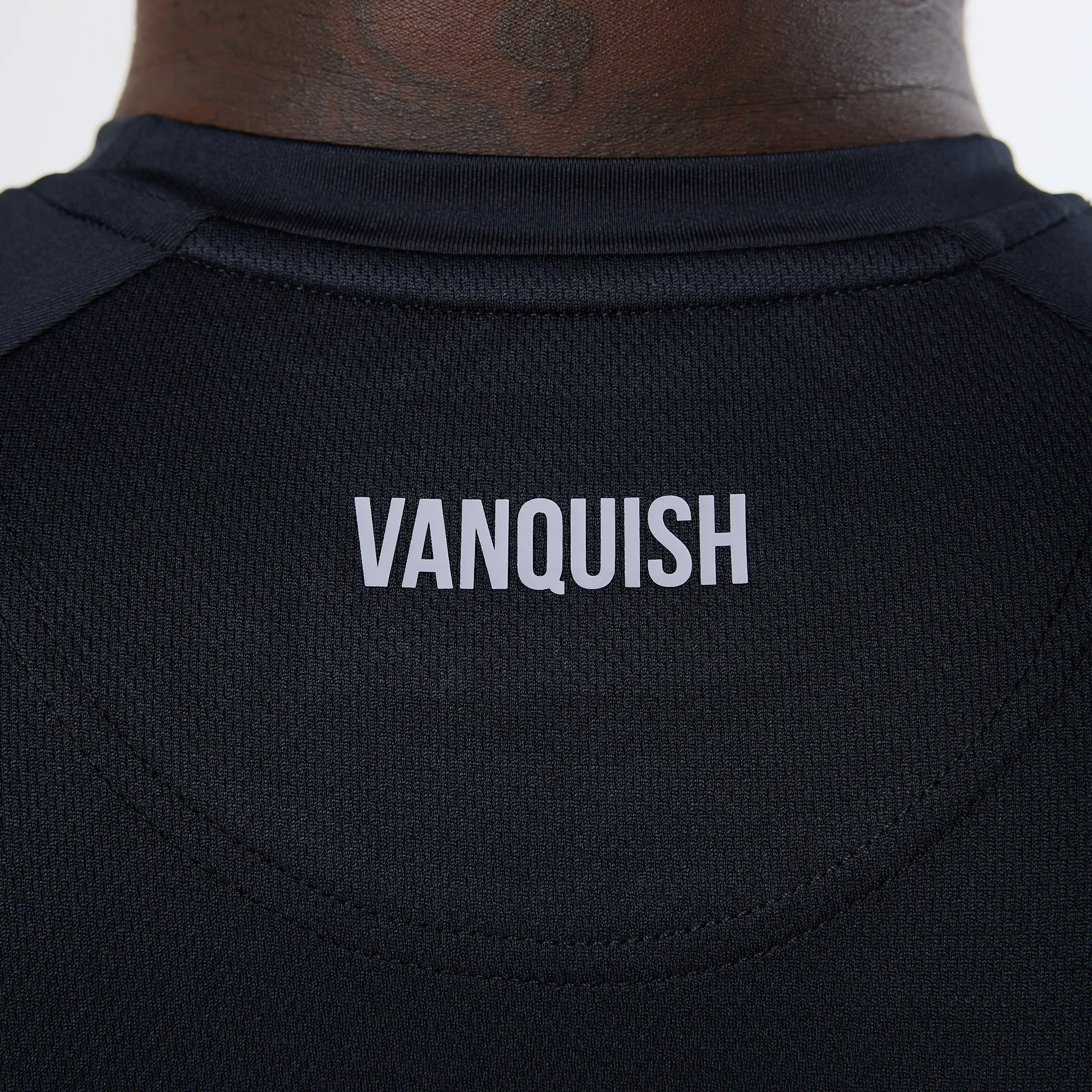 Vanquish Essential Black Performance Oversized T Shirt