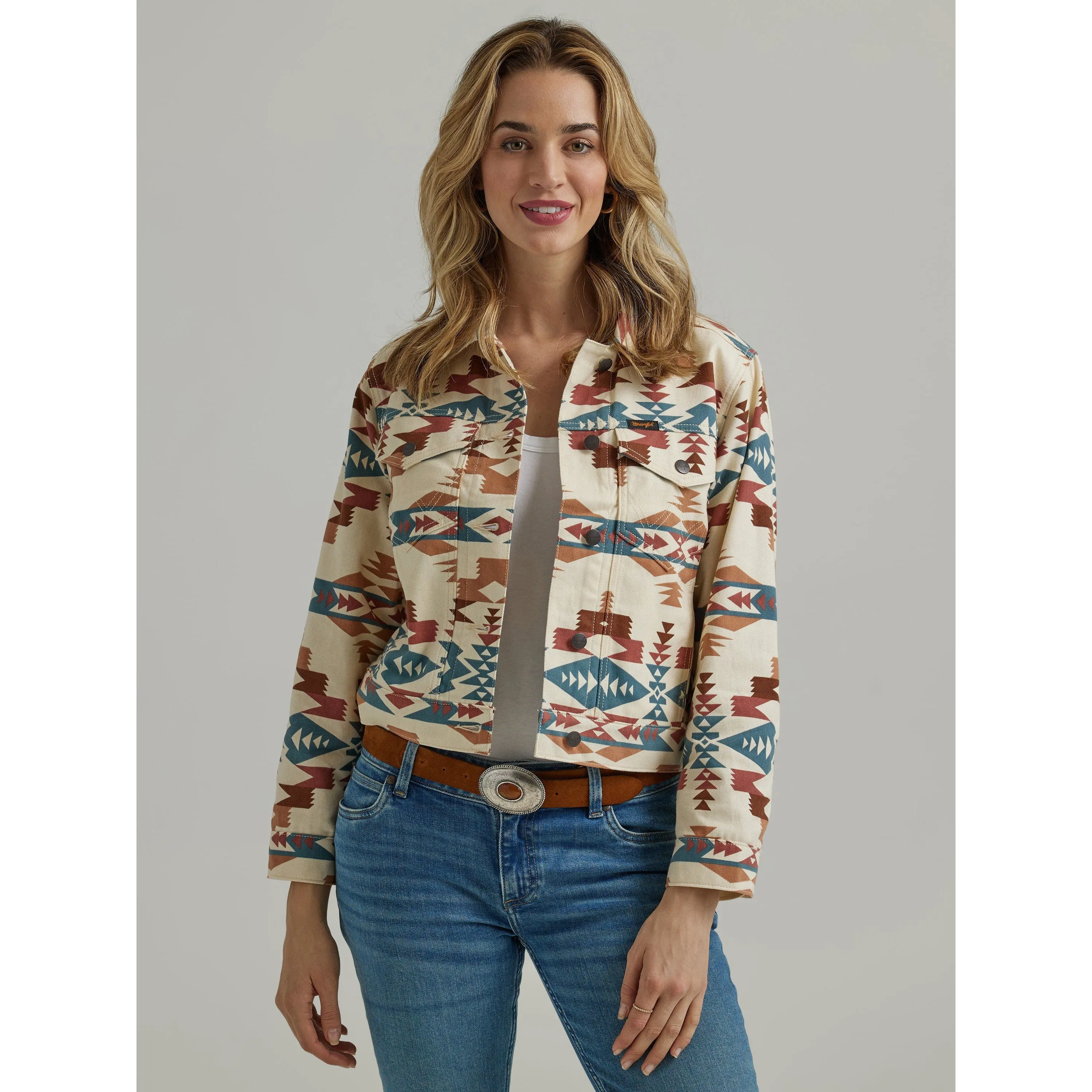 Wrangler Women's Aztec Boyfriend Jacket