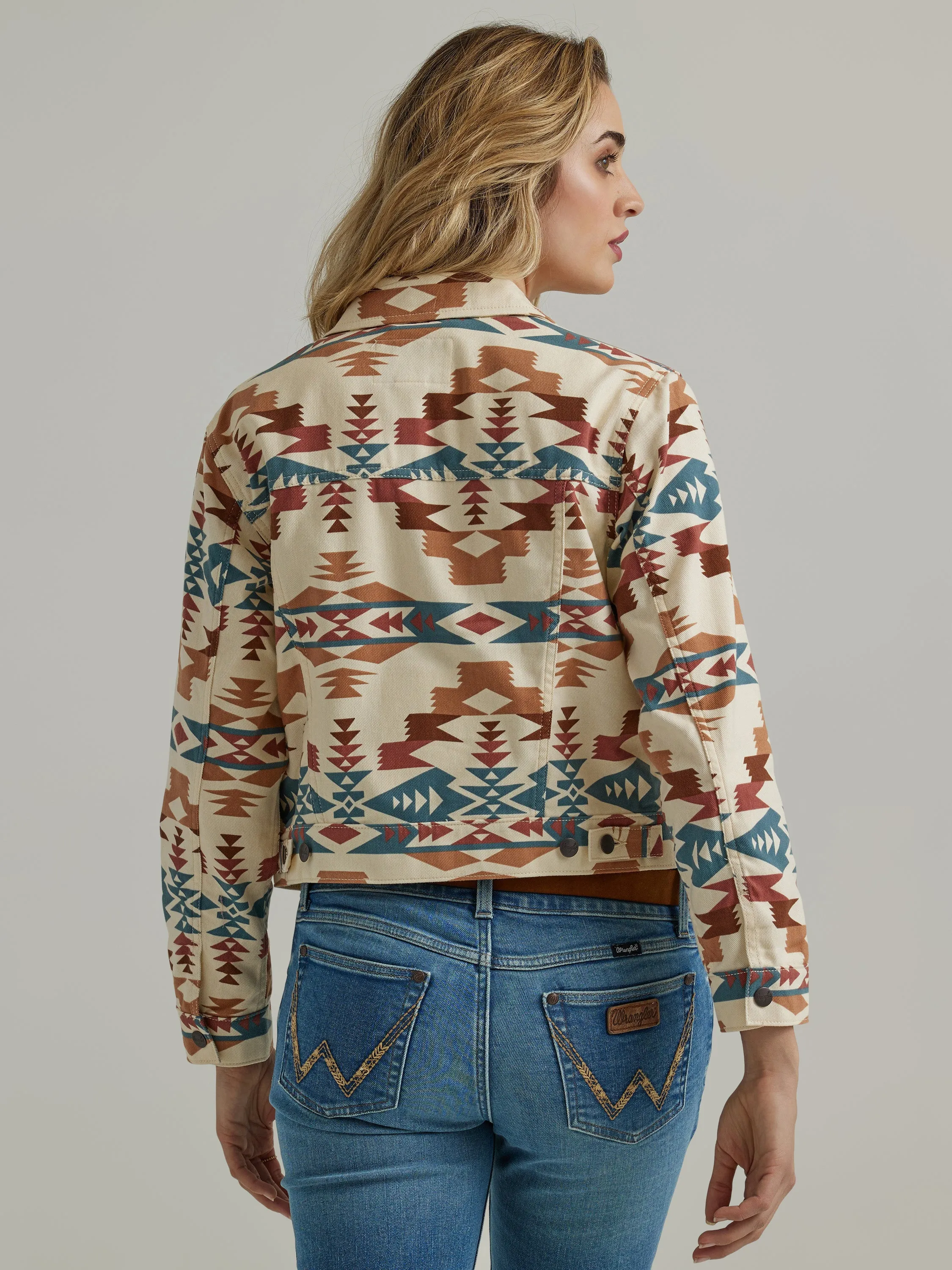 Wrangler Women's Aztec Boyfriend Jacket